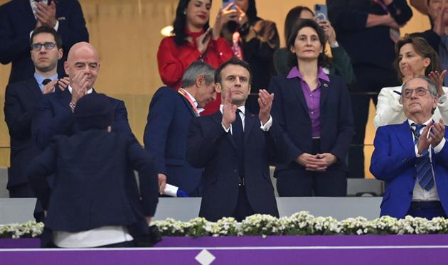 Емманюель Макрон біля Джанні Інфантіно, Getty Images