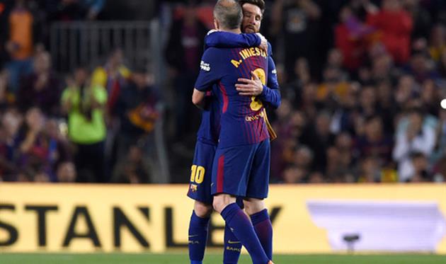 Андрес Іньєста та Ліонель Мессі, Getty Images