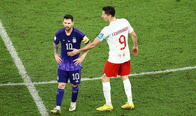 Ліонель Мессі та Роберт Левандовські, Getty Images