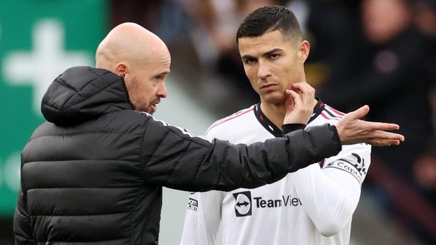 Ерік тег Гаг і Кріштіану Роналду, GETTY IMAGES