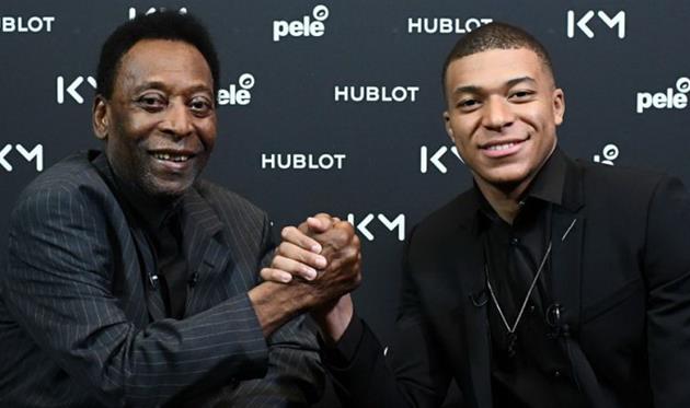 Пеле та Кіліан Мбаппе