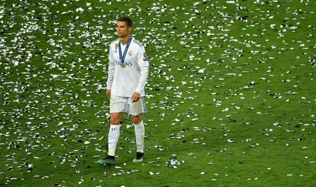 Кріштіану Роналду після перемоги у київському фіналі ЛЧ-2018, Getty Images