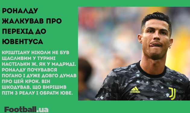 Роналду жалкував про перехід в Ювентус, Мудрик нікуди не поїде, а Кравченко завершив кар’єру: головне за 2 січня