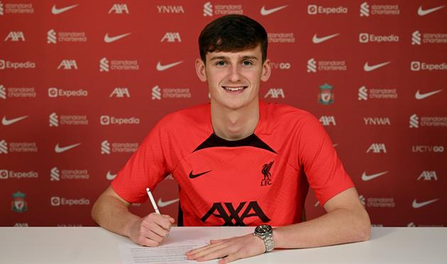 Тайлер Мортон, офіційний сайт Ліверпуля