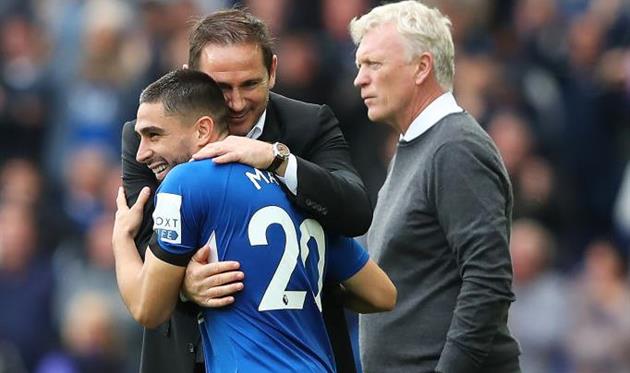 Ніл Мопе, Френк Лемпард та Девід Моєс, getty images