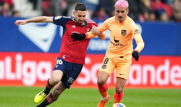 Атлетіко здобув мінімальну перемогу над Осасуною