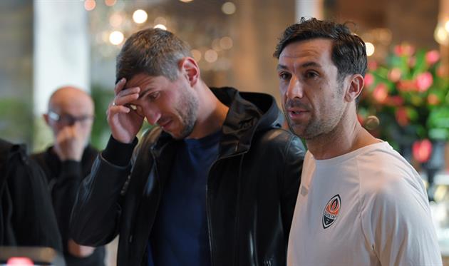 Сергій Кривцов та Даріо Срна, фото Шахтар