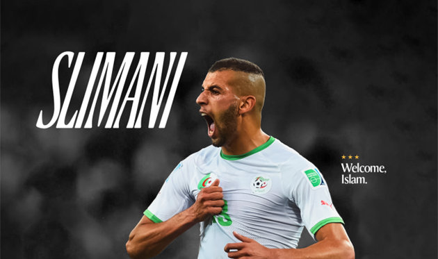 Іслам Слімані, офіційний сайт Андерлехта