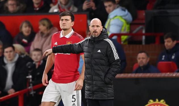 Тен Гаг та Гаррі Магвайр, getty images