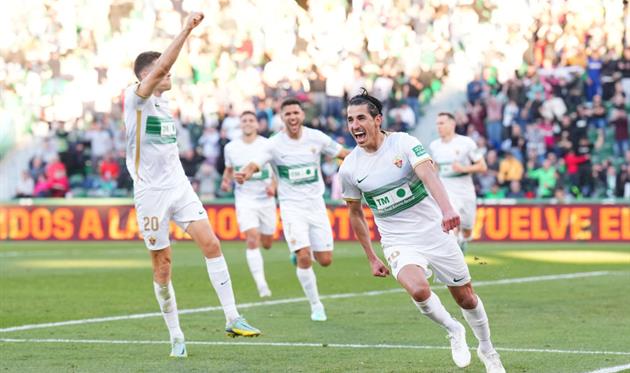 Радість гравців Ельче, Getty Images