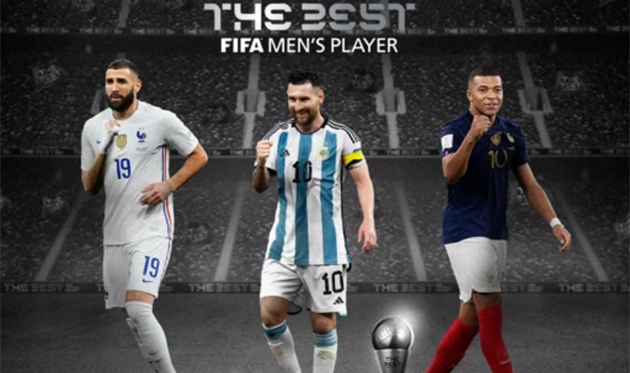 Бензема, Мессі та Мбаппе, фото ФІФА