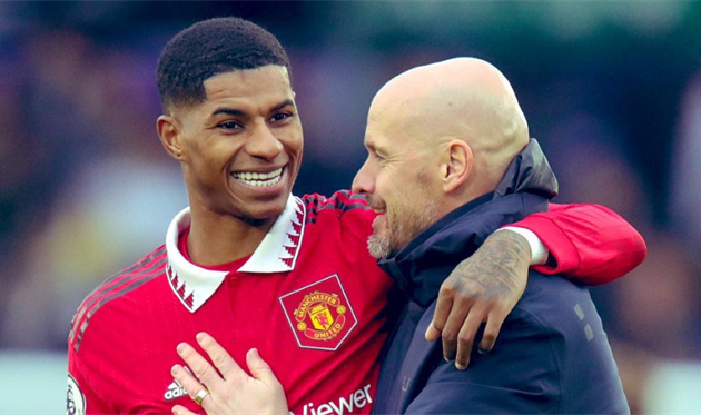 Маркус Рашфорд та Ерік тен Гаг, TWITTER.COM/MANUTD