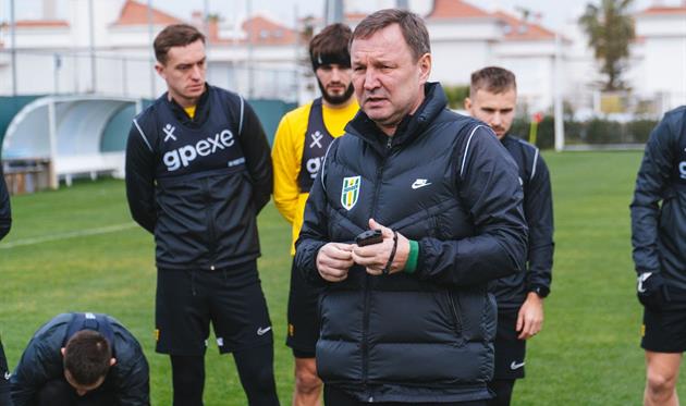 Юрій Калітвінцев перед командою, ФК Полісся Житомир