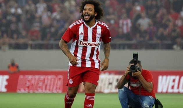 Марсело, фото Олімпіакос