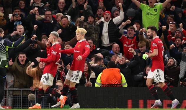 Радощі гравців МЮ, getty images