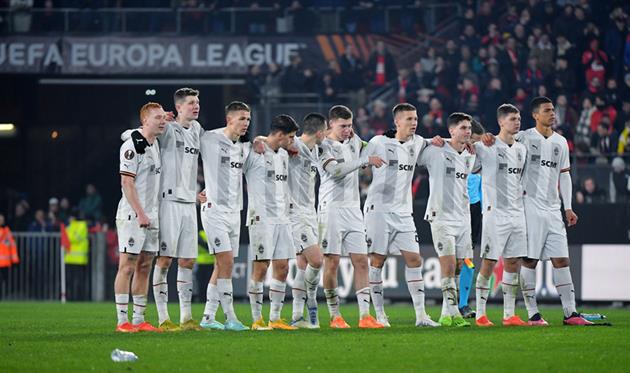 Гравці Шахтаря під час серії пенальті, фото ФК Шахтар Донецьк