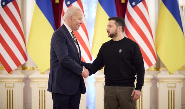 Зеленський та Байден, getty images