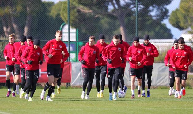 Тренування на зборах / ФК КРИВБАС