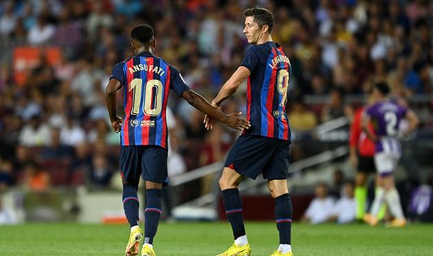 Анссумане Фаті та Роберт Левандовські, Getty Images