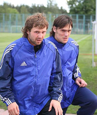 Тарас Луценко и Виталий Рева, fcdynamo.kiev.ua