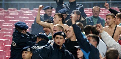 Беларусы отличились исключительно на трибунах, Getty Images