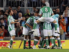 Радость игроков Бетиса, АР