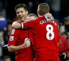 Джеррард принес победу ударом с пенальти. AFP