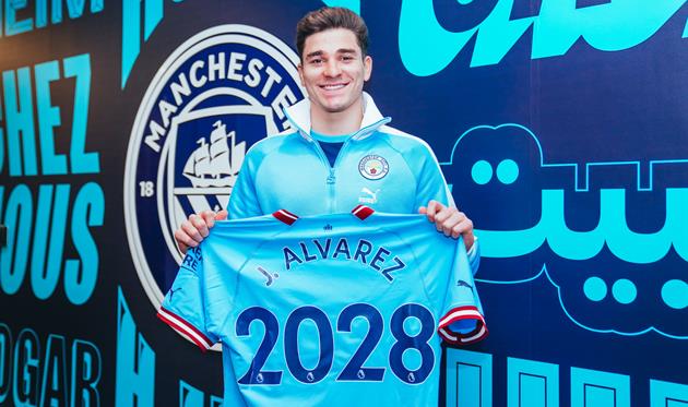 Хуліан Альварес, офіційний сайт Ман Сіті