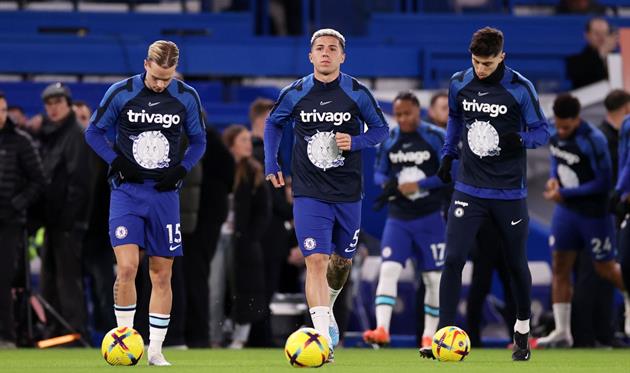 Михайло Мудрик, Енцо Фернандес та Кай Гаверц (зліва направо), фото твіттер CFC-Blues