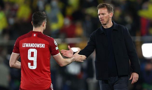 Роберт Левандовські та Юліан Нагельсманн, Getty Images