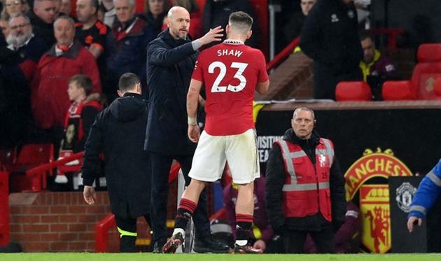 Ерік тен Гаг та Люк Шоу, Getty Images