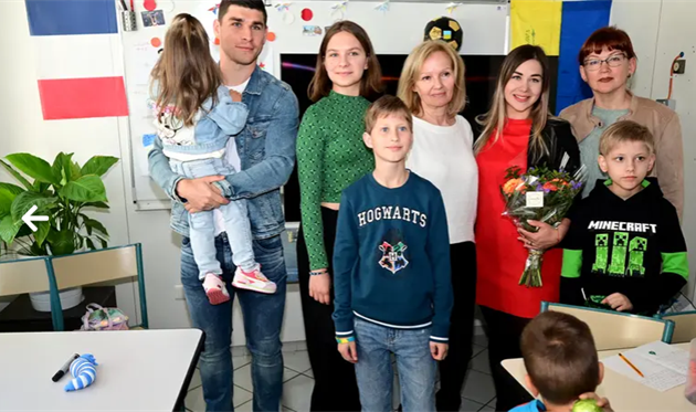 Руслан Маліновський зустрівся з українцями, фото La Provence