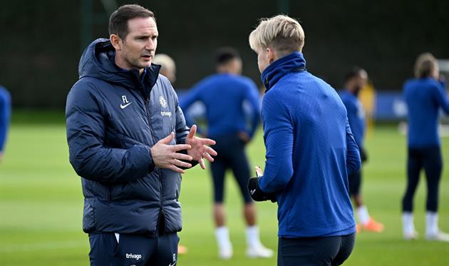 Френк Лемпард та Михайло Мудрик, getty images