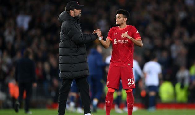 Юрген Клопп та Луїс Діас, Getty Images