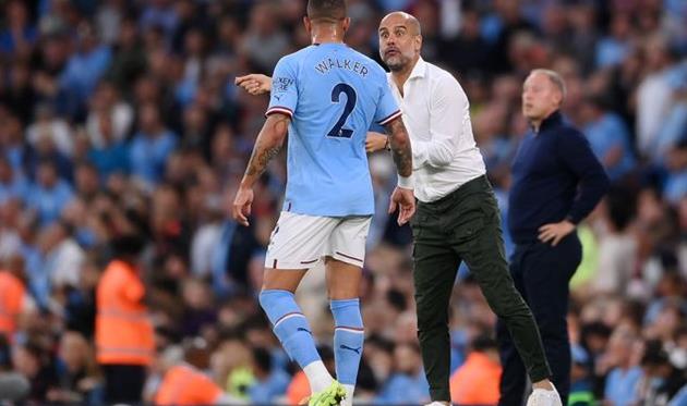 Кайл Вокер та Хосеп Гвардіола, Getty Images