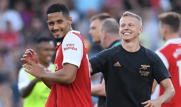 Вільям Саліба та Олександр Зінченко, ФК Арсенал