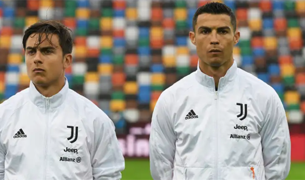 Пауло Дібала та Кріштіану Роналду, Getty Images