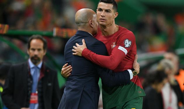 Роберто Мартінес та Кріштіану Роналду, Getty Images