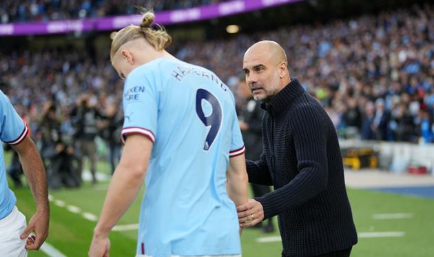 Ерлінг Голанд і Пеп Гвардіола, GETTY IMAGES