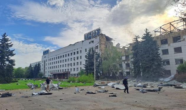 Ракетний обстріл - Фото facebook/Павло Кириленко