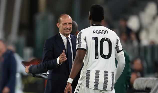 Массіміліано Аллегрі та Поль Погба, Getty Images