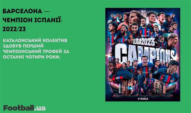 Барселона — чемпіон Іспанії-2022/23, а Брайтон розбив Арсенал на Емірейтс: головне за 14 травня