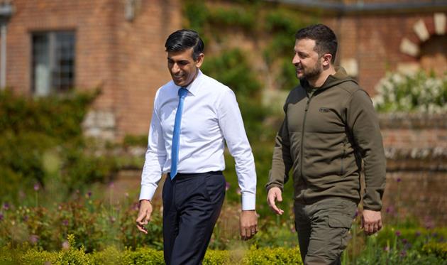 Зеленський та Сунак, getty images