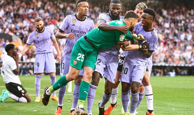 бійка під час матчу валенсія - реал, фото GETTY IMAGES