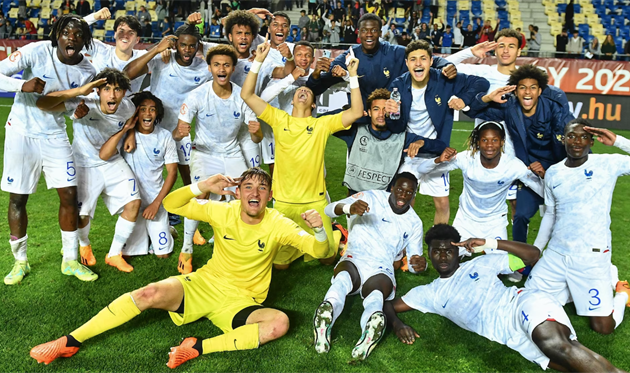 Юнацька збірна Франції, офіційний сайт УЄФА