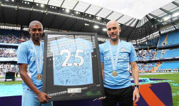 Фернандінью і Гвардіола, GETTY IMAGES