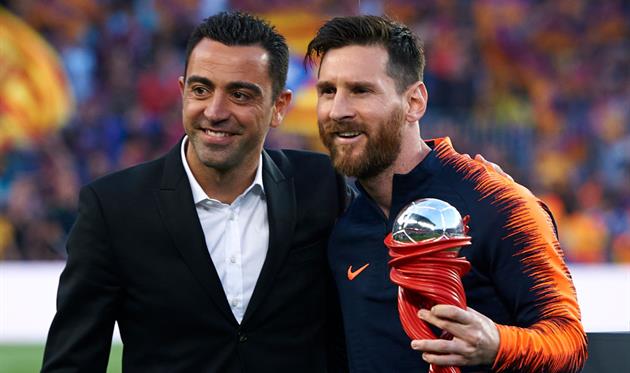 Хаві та Мессі, getty images