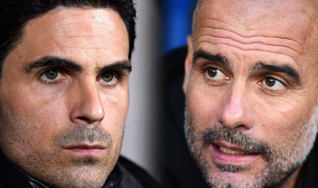 Мікель Артета та Хосеп Гвардіола, getty images