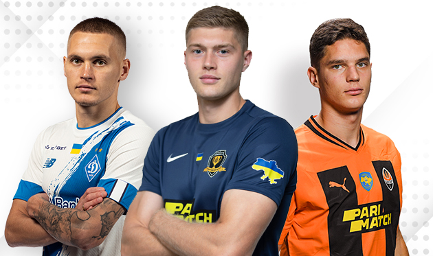 Буяльський, Довбик та Судаков, колаж: Football.ua