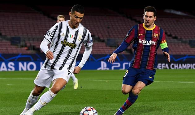 Кріштіану Роналду та Ліонель Мессі, getty images